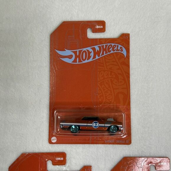 Hot Wheels 53rd Anniversary Bundle Orange Card Twin Mill Cadillac Chevelle - Picture 2 of 4